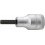 Embout de vissage 1/2'' pour vis femelle à 6 pans, Cote s/plats : 10 mm, Long. 60 mm