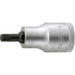 Embout de vissage 1/2'' pour vis femelle à denture multiple XZN, Dimensions : 8, Long. 55 mm, Pour vis M8