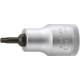 Embout de vissage 1/2'' pour vis femelle TORX®, Dimensions : T 50, Pour vis M10, Long. 55 mm