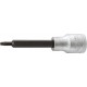 Embout de vissage 1/2'' pour vis femelle TORX®, Dimensions : T 27, Pour vis M4,5-M5-M6, Long. 100 mm