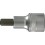 Embout de vissage 1/2'' pour vis femelle à 6 pans, Cote s/plats : 10 mm, Long. 60 mm