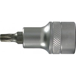 Embout de vissage 1/2'' pour vis femelle TORX®, Dimensions : T 25, Pour vis M4,5-M5, Long. 52 mm