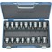 Composition d'embouts de vissage 1/2'' pour vis femelle et mâle TORX®, 17 pièces