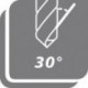 Foret 5xD UNI HA 8,0 TiAlN+ D6537 FORTIS
