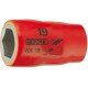 Douille VDE 1/2'', Cote s/plats : 32 mm, Long. 59 mm