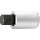 Embout de vissage 3/4'' pour vis femelle à 6 pans, Cote s/plats : 19 mm, Long. 80 mm