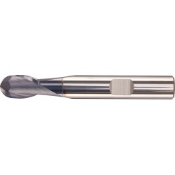 Fraise bout hémisphérique courte carbure monobloc AlTiN+ queue HB 30° 10mm FORTIS 1 PCS