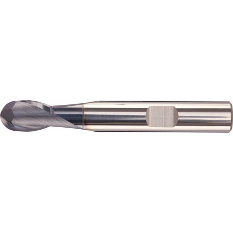 Fraise bout hémisphérique courte carbure monobloc AlTiN+ queue HB 30° 4mm FORTIS 1 PCS