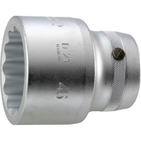 Douille 1'', Cote s/plats : 60 mm, Long. 85 mm