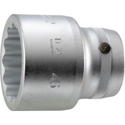 Douille 1'', Cote s/plats : 75 mm, Long. 95 mm