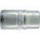 Douille 1/4'', poli, Cote s/plats : 6 mm, Long. 25 mm