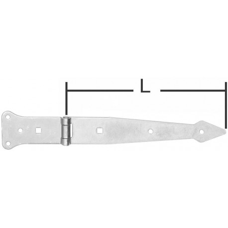 Penture 35x2,5x200mm  chromé brillant