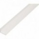 Profil equerre KST,blanc,40x10x2/1m