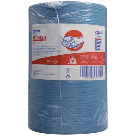 Lingettes WYPALL X80, 42x38, bleu, 475 Blatt