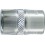 Douille 3/8'', poli, Cote s/plats : 9 mm, Long. 28 mm