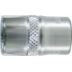 Douille 3/8'', poli, Cote s/plats : 13 mm, Long. 28 mm