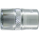 Douille 3/8'', poli, Cote s/plats : 14 mm, Long. 28 mm