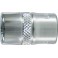 Douille 3/8'', poli, Cote s/plats : 17 mm, Long. 30 mm