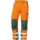 Pantalon haute visibilité NIZZA,ta58 orange-gris