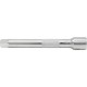 Rallonge 3/8'', poli, Long. : 125 mm