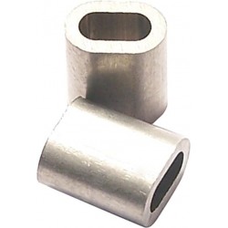 Pinces en aluminium Z4 pour câble métallique Ø 4,0mm (Par 100)