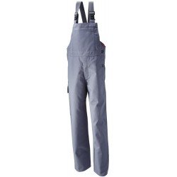 Salopette soudeur, T.58, 360 g/m2, gris