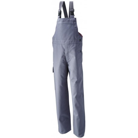 Salopette soudeur, T.58, 360 g/m2, gris