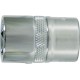 Douille 1/2'', poli, Cote s/plats : 14 mm, Long. 40 mm