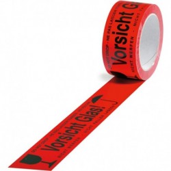 STRECKEN - Warnklebeband rouge Vorsicht Glas STRECKE (Par 36)