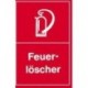 STRECKEN - Warnschild 250x150mm Feuerlöscher