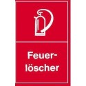 STRECKEN - Warnschild 250x150mm Feuerlöscher