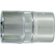 Douille 1/2'', poli, Cote s/plats : 24 mm, Long. 40 mm