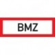 STRECKEN Brandsch-Schild Fol BMZ 297x105mm