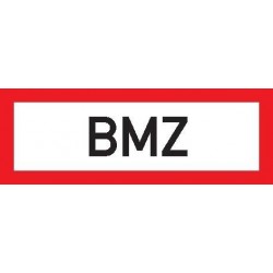 STRECKEN Brandsch-Schild Fol BMZ 297x105mm
