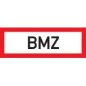 STRECKEN Brandsch-Schild Fol BMZ 297x105mm