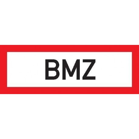 STRECKEN Brandsch-Schild Fol nachlBMZ 297x105mm
