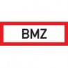 STRECKEN Brandsch-Schild Fol nachlBMZ 297x105mm