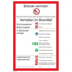 STRECKEN Brandschutzordnung Universal