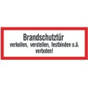 STRECKEN Brandschutztür verkeilen PVC-Folie selbstklebend