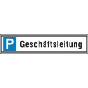 STRECKEN Parkplatzschild 520 x110 mm Alu G-leit.