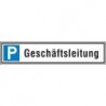 STRECKEN Parkplatzschild 520 x110 mm Alu G-leit.