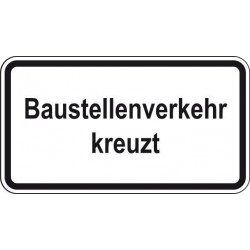 STRECKEN WH.27 600x330mm Baustellenverkehr kreuzt
