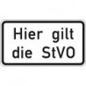 STRECKEN WH.46 600x330mm Hier gilt sie StVO
