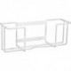 Support pour salle de bain 415x13x145 treillis métallique