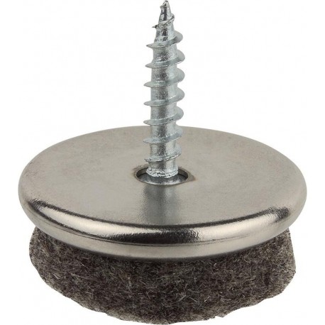 Tampon avec vis gris 24mm (Par 100)