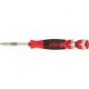 Tournevis avec porte-embout 26-en-1 - Durable - 13 double-embouts dans la poignée