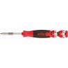 Tournevis avec porte-embout 26-en-1 - Durable - 13 double-embouts dans la poignée
