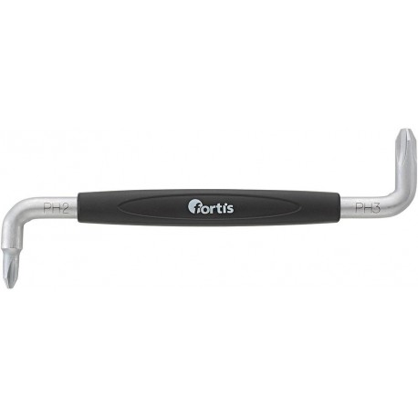 Tournevis coudéPH2+PH3x150mm FORTIS