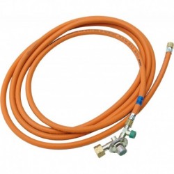 Tuyau gaz avc manomètre 5m avec Regler + SBS
