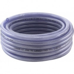Tuyau PVC TCN avec insert 9x3mm 25m transparent Tricoflex